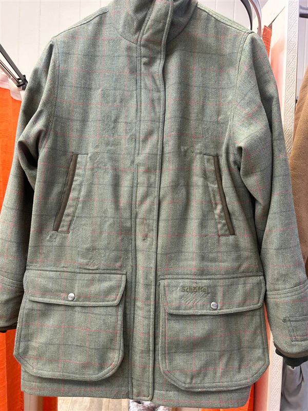 Tweed jacket after invisible mending